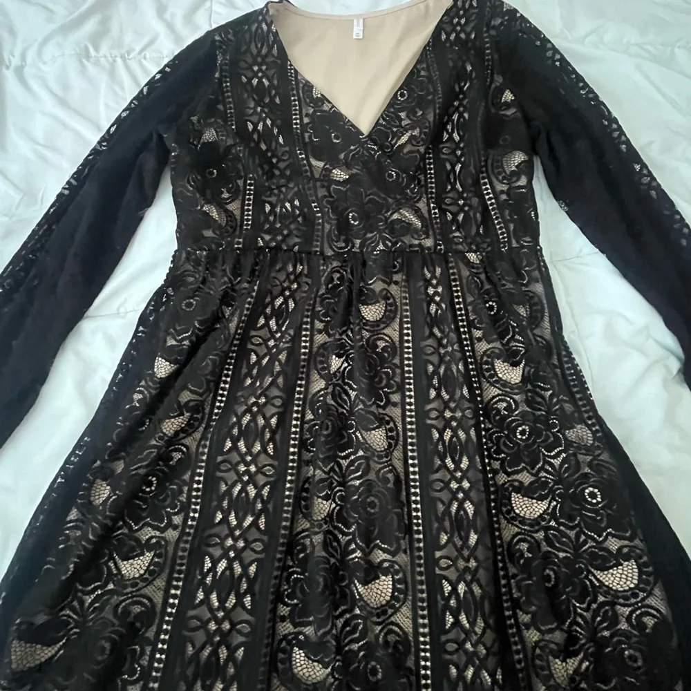 Black Lace Dress - Picture 1 of 7